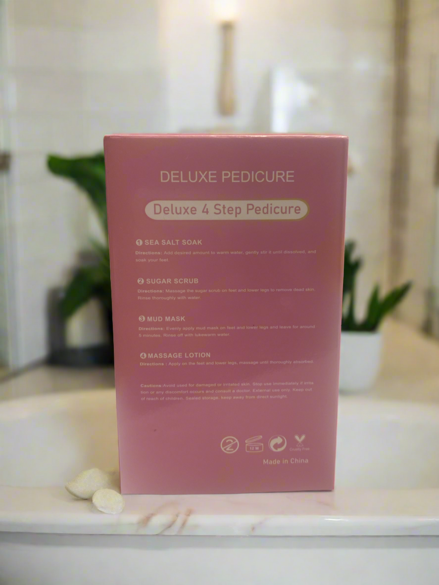 Deluxe Pedicure in a Box 4-Step Pedi