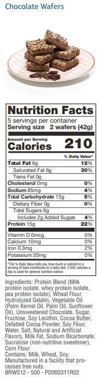 Body Chocolate, Mocha, Lemon, and Raspberry Wafers 15g Protein Snack